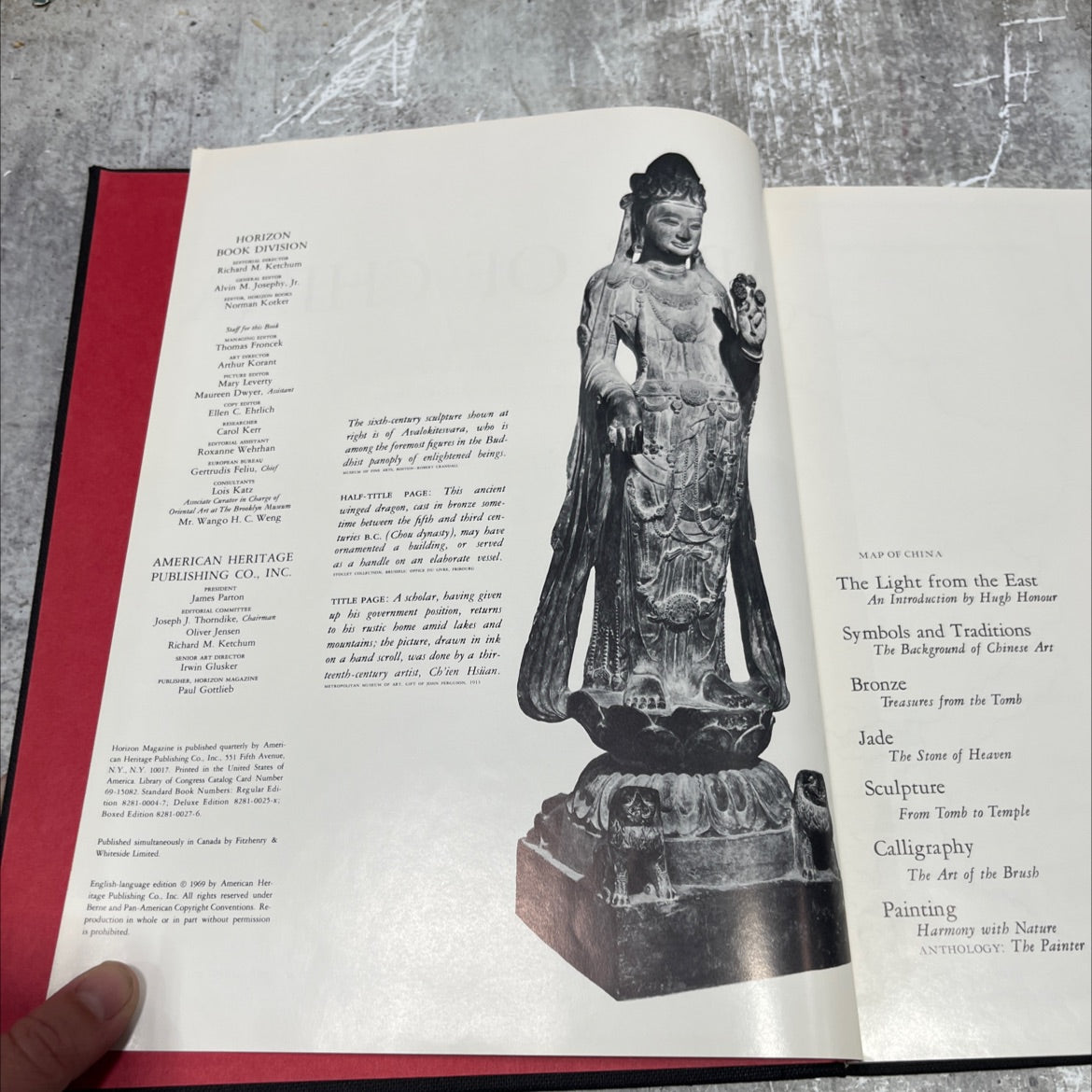 the horizon book of the arts of arts of china book, by editors of horizon magazine, 1969 Hardcover image 3