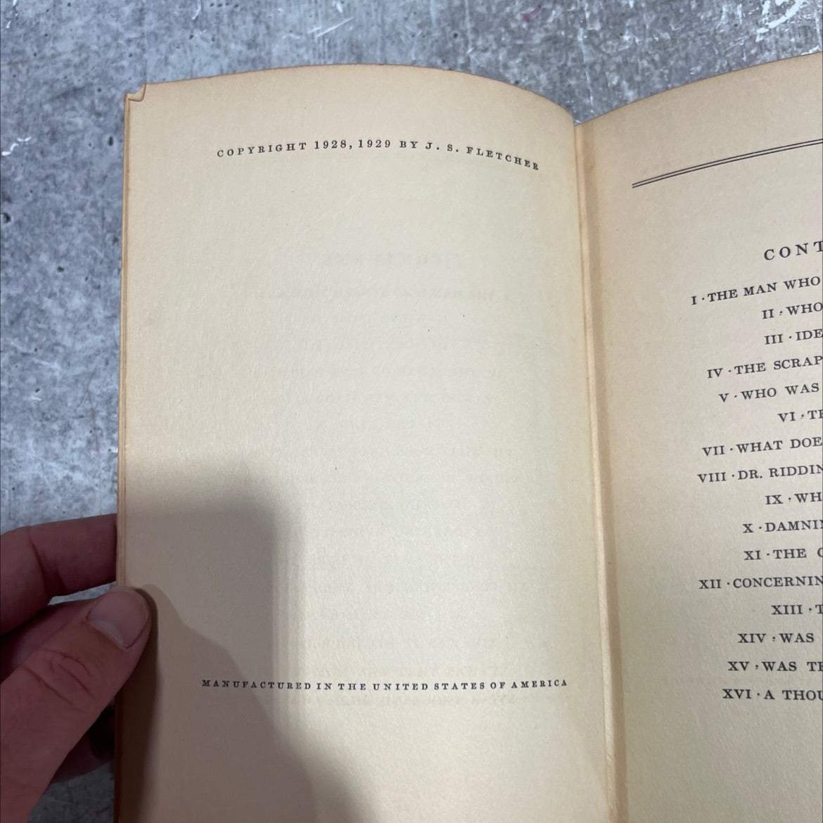 the house in tuesday market book, by j. s. fletcher, 1929 Hardcover image 3