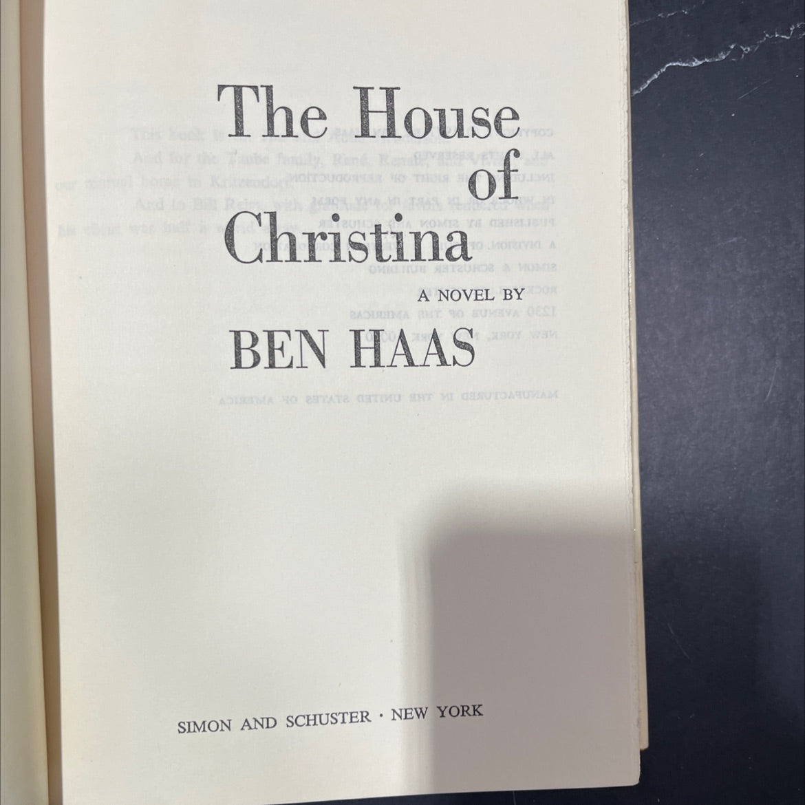 the house of кома на панами book, by ben haas, 1977 Hardcover image 2
