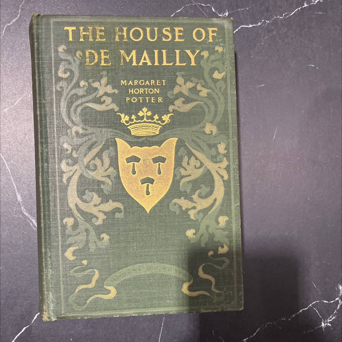 the house of de mailly a romance book, by margaret horton potter, 1901 Hardcover, Antique, Heavily Used image 1