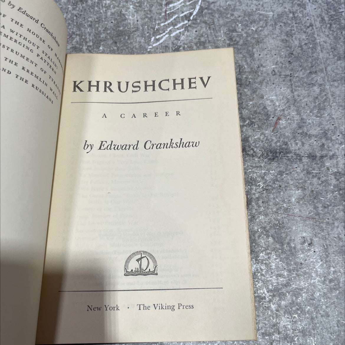 the house of han book, by Edward Crankshaw, 1966 Hardcover image 2