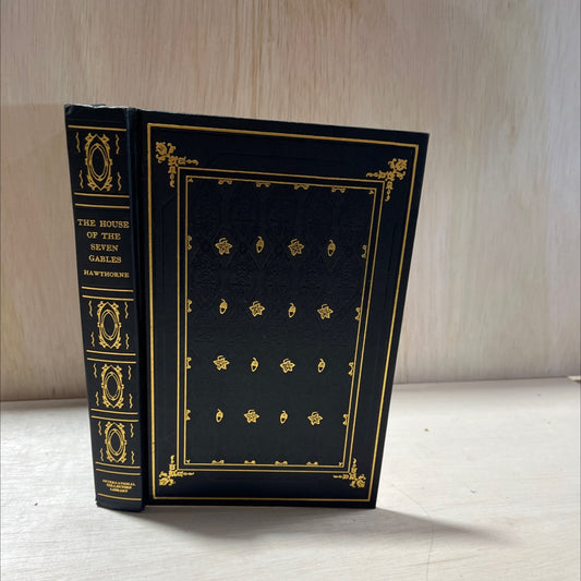 the house of the seven gables book, by nathaniel hawthorne, 1970 Leather, Vintage image 1