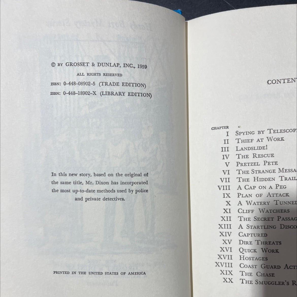 the house on the cliff book, by franklin w. dixon, 1959 Hardcover image 3