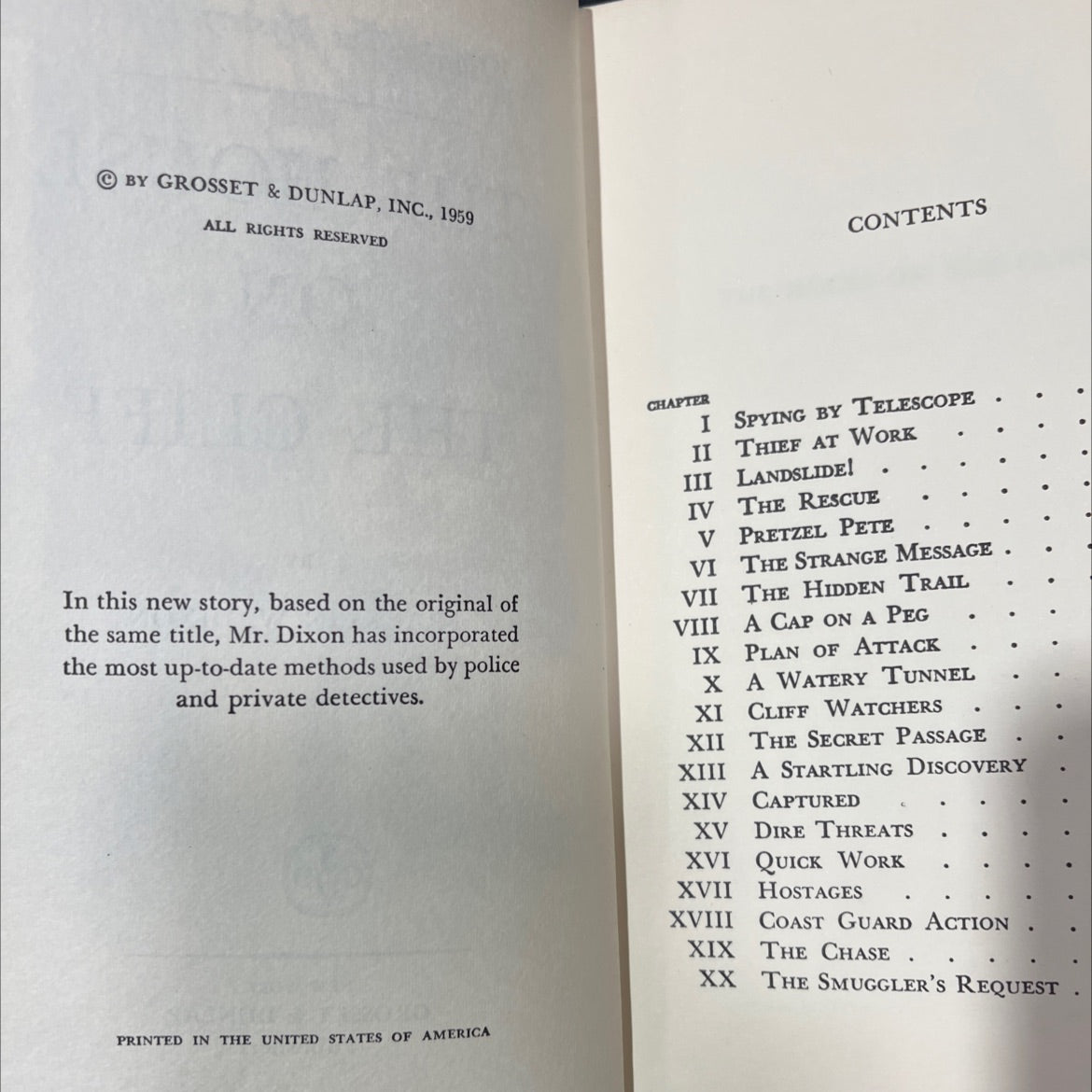 the house on the cliff book, by franklin w. dixon, 1959 Hardcover image 3