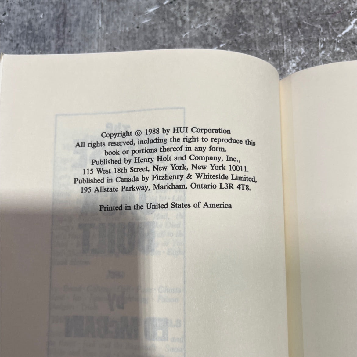 the house that jack built book, by ed mcbain, 1988 Hardcover image 3