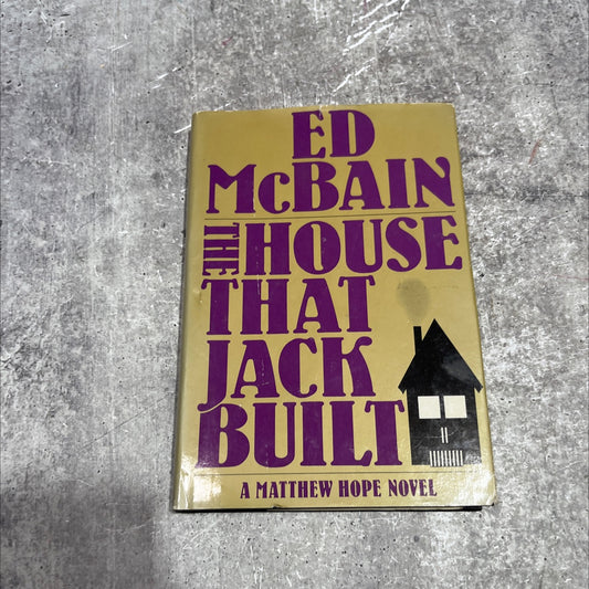 the house that jack built book, by ed mcbain, 1988 Hardcover image 1