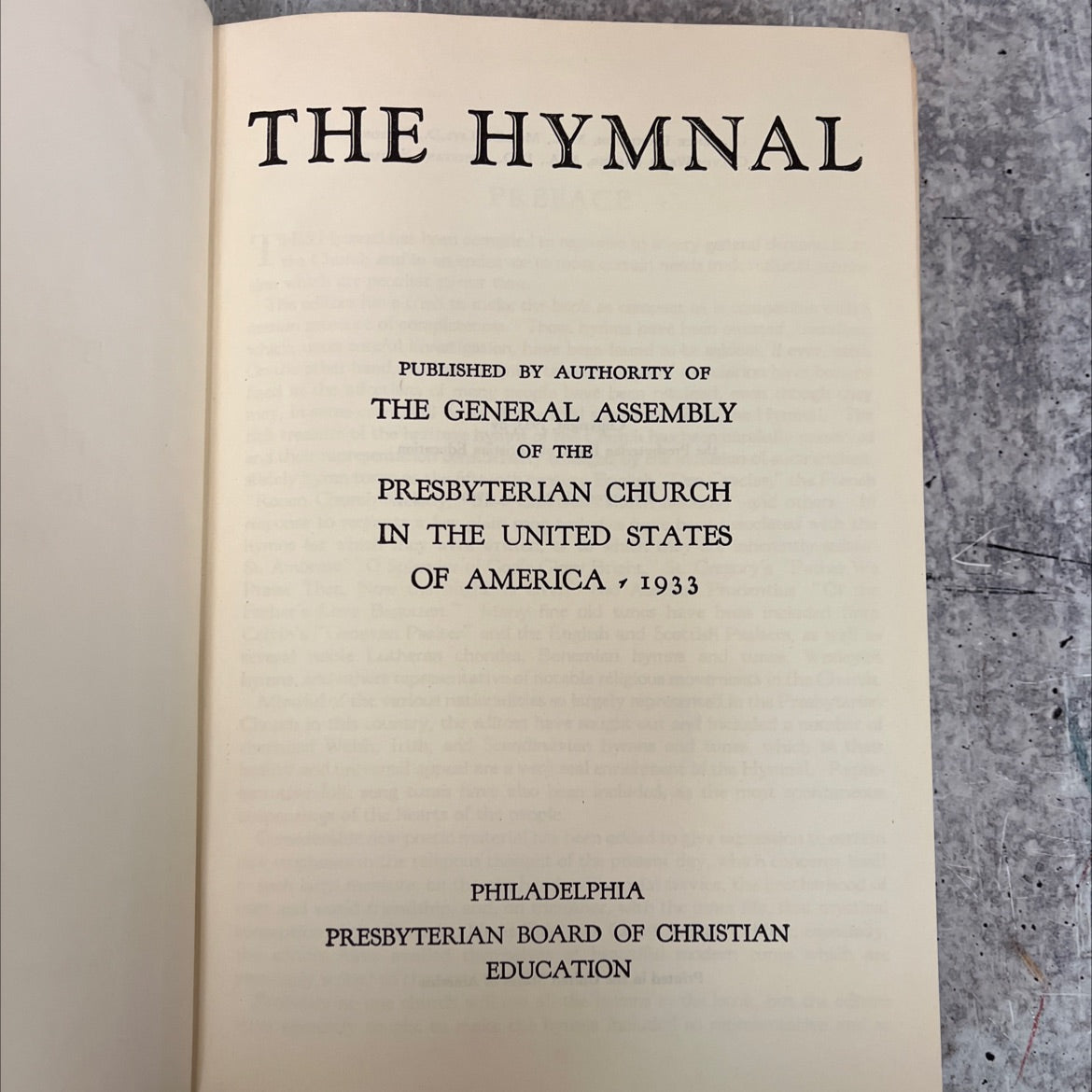 the hymnal published by authority of the general assembly of the presbyterian church in the united states of america image 2