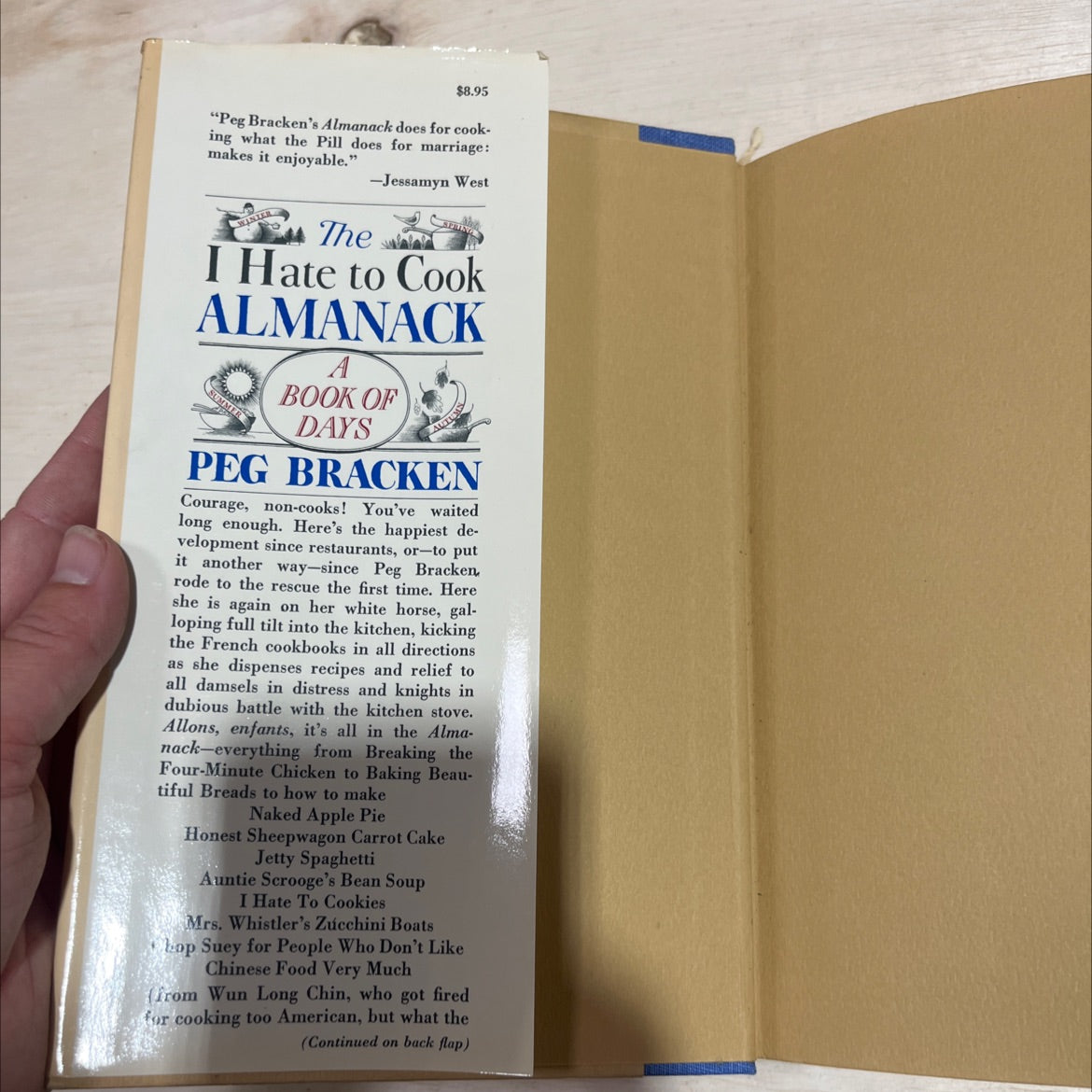 the i hate to cook almanack book, by Peg Bracken, 1976 Hardcover image 4