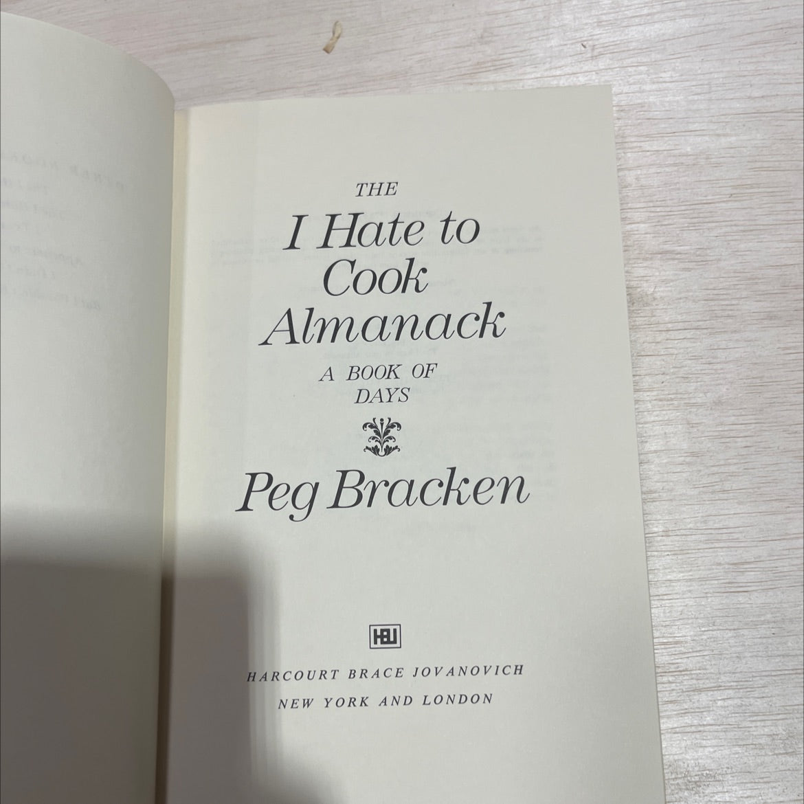 the i hate to cook almanack book, by Peg Bracken, 1976 Hardcover image 2