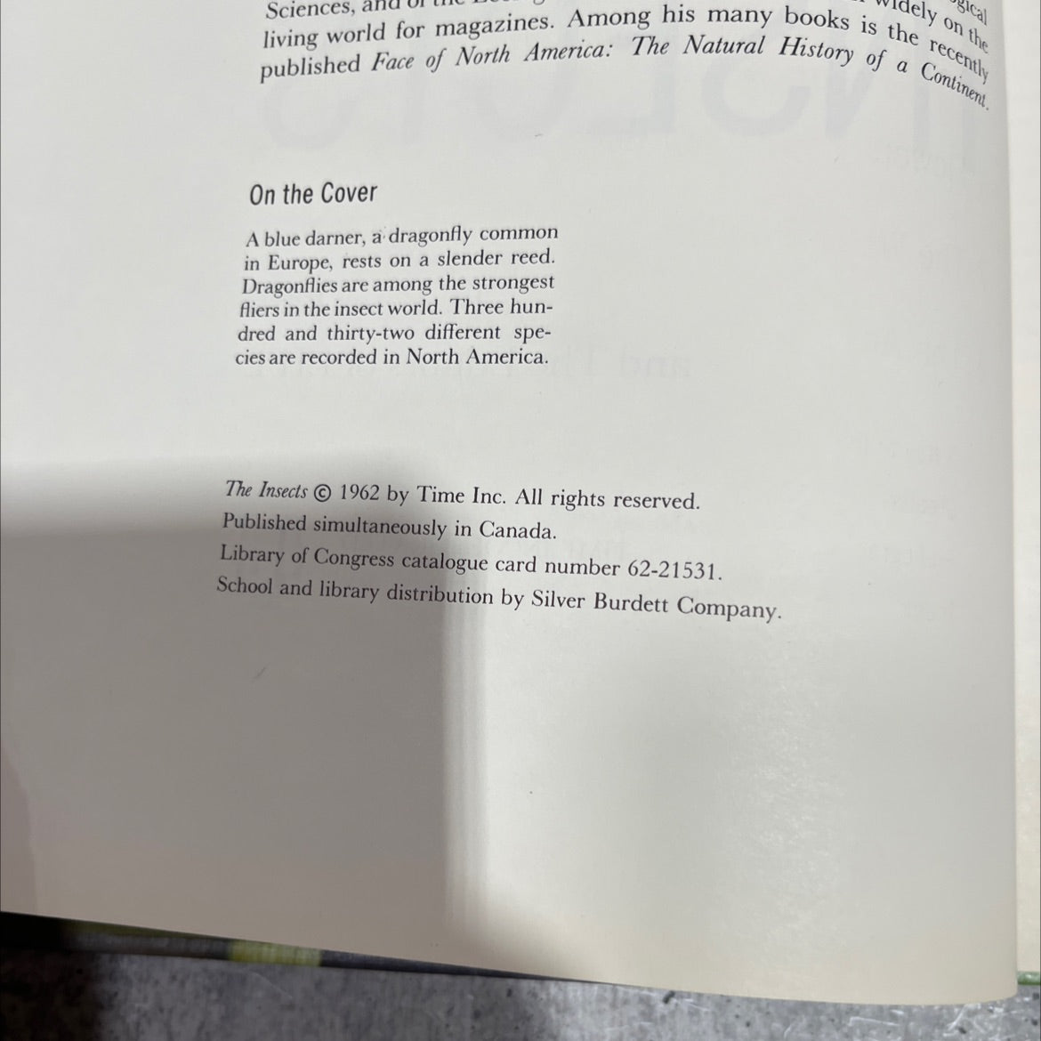 the insects book, by Peter Farb, 1962 Hardcover image 3