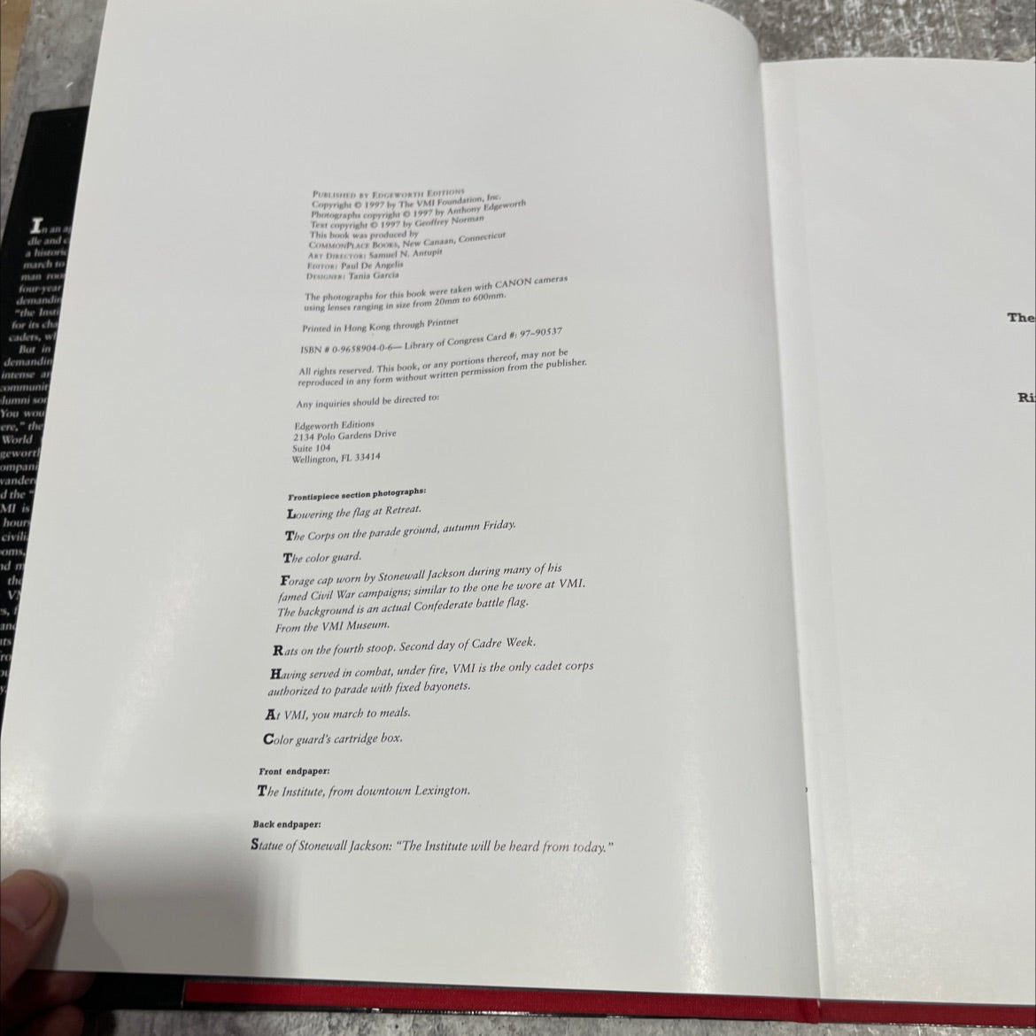 the institute book, by Geoffrey Norman, 1997 Hardcover image 3
