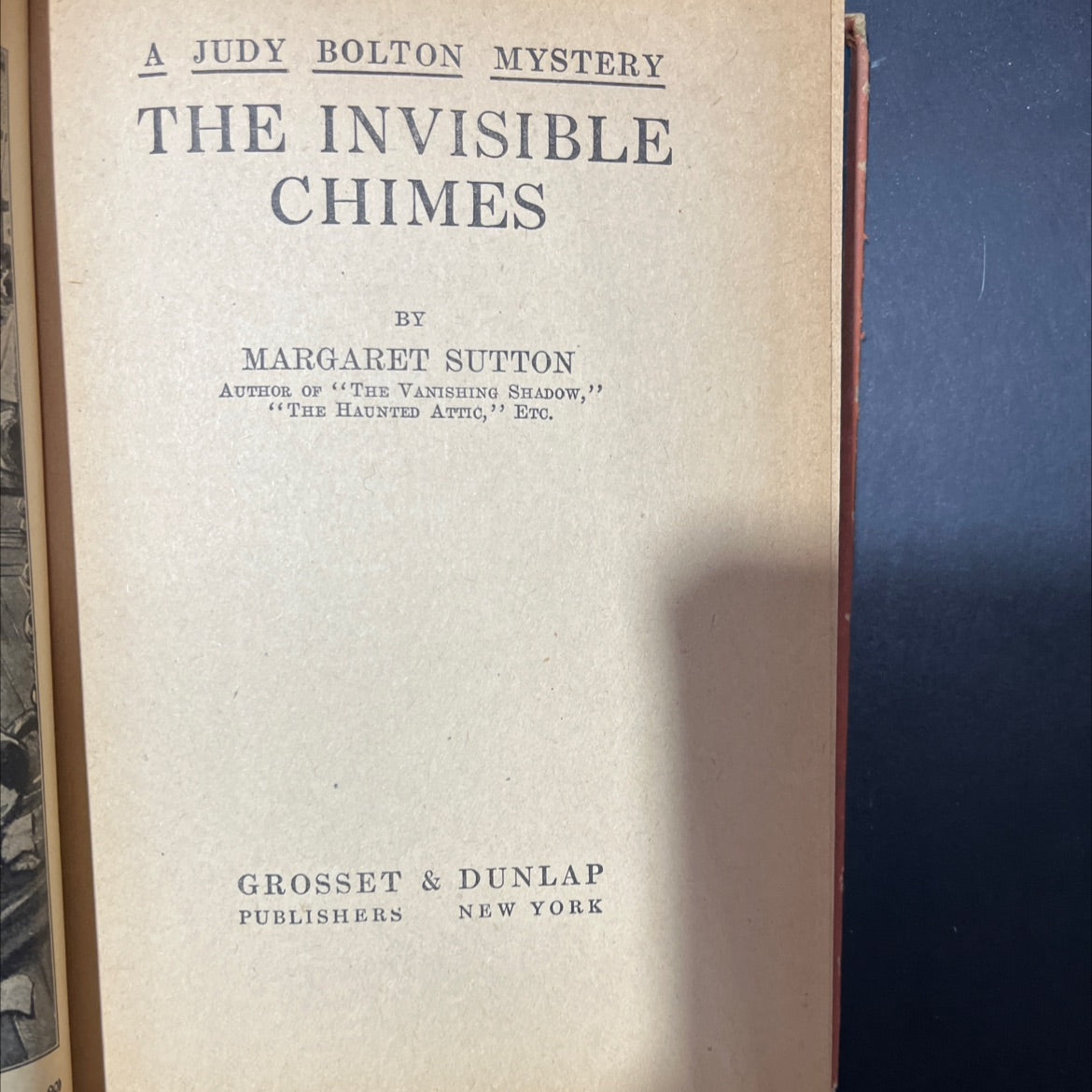 the invisible chimes book, by margaret sutton, 1932 Hardcover image 2
