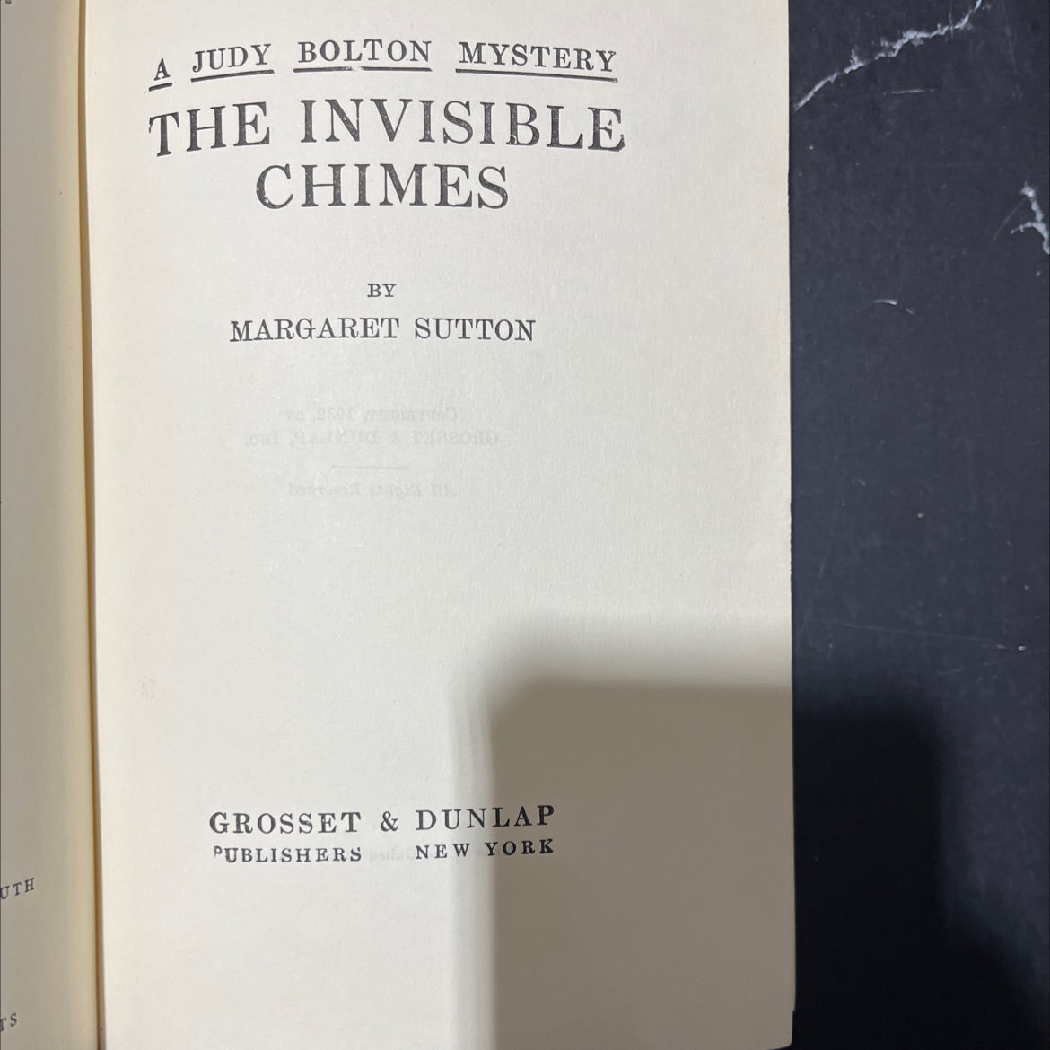 the invisible chimes book, by margaret sutton, 1932 Hardcover image 2