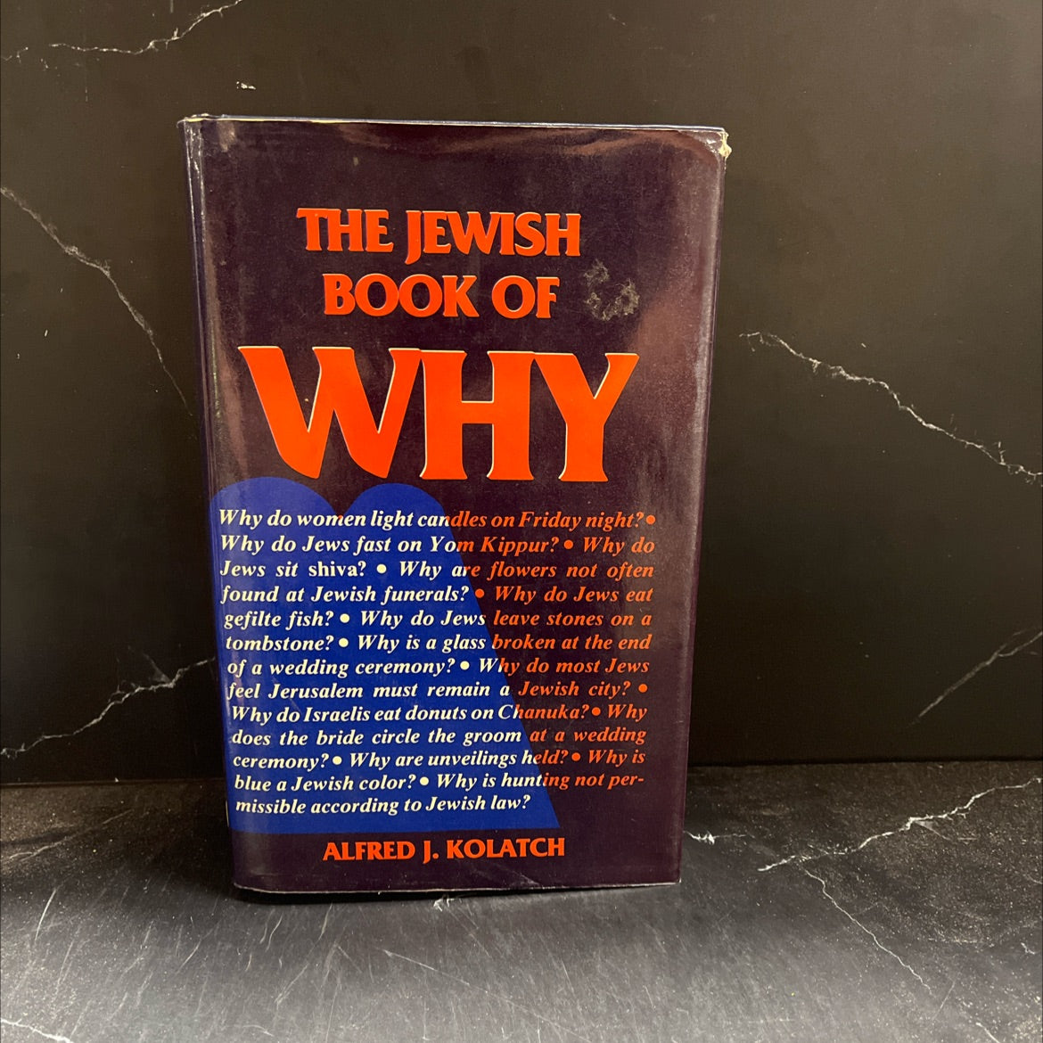 the jewish book of why book, by Alfred J. Kolatch, 1988 Hardcover image 1
