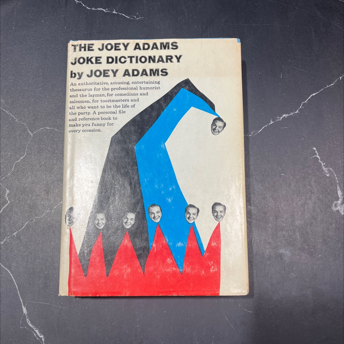 the joey adams joke dictionary book, by joey adams, 1961 Hardcover image 1