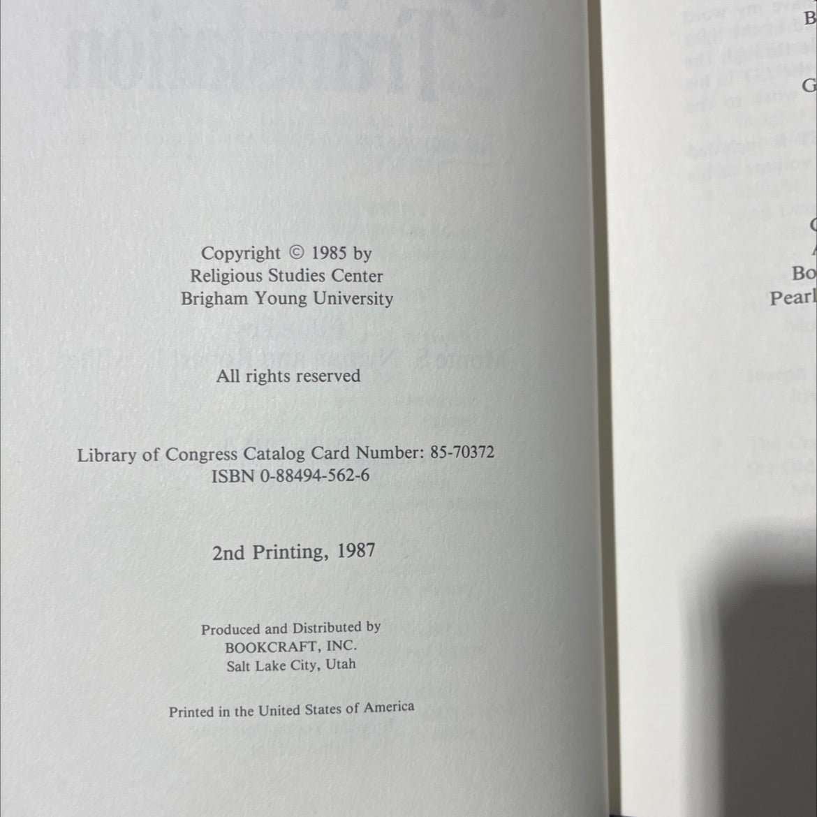 the joseph smith translation the restoration of plain and precious things book, by monte s. nyman and robert l. millet, image 3