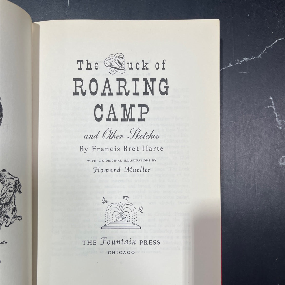 the juck of roaring camp and other sketches book, by francis bret harte, 1965 Hardcover image 2