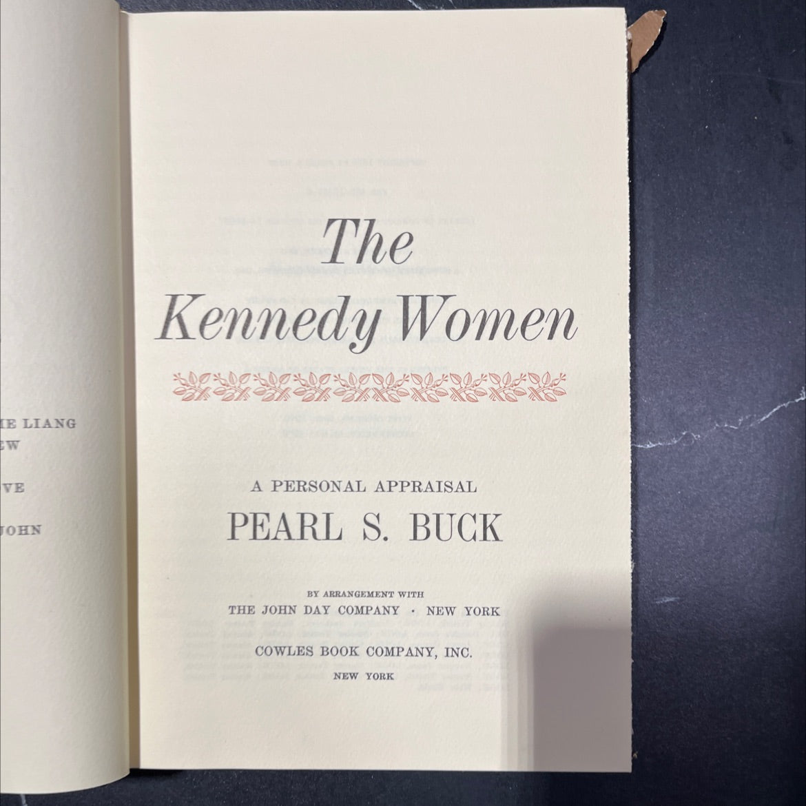 the kennedy women book, by pearl s. buck, 1970 Hardcover, Vintage image 2