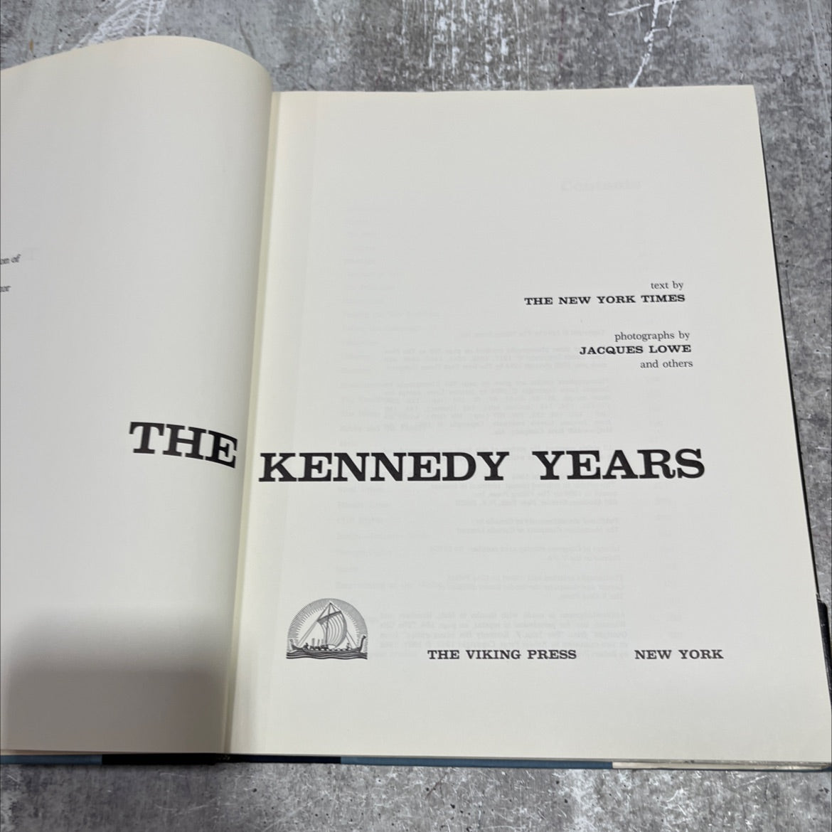 the kennedy years book, by the new york times, 1964 Hardcover image 2
