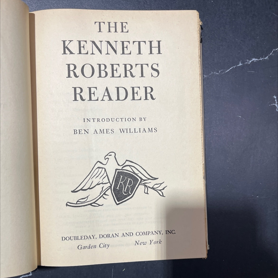 the kenneth roberts reader book, by kenneth roberts, 1945 Hardcover image 2