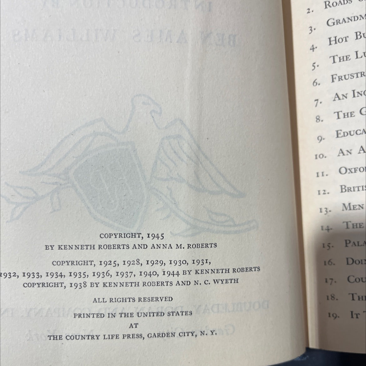 the kenneth roberts reader book, by kenneth roberts, 1945 Hardcover image 3