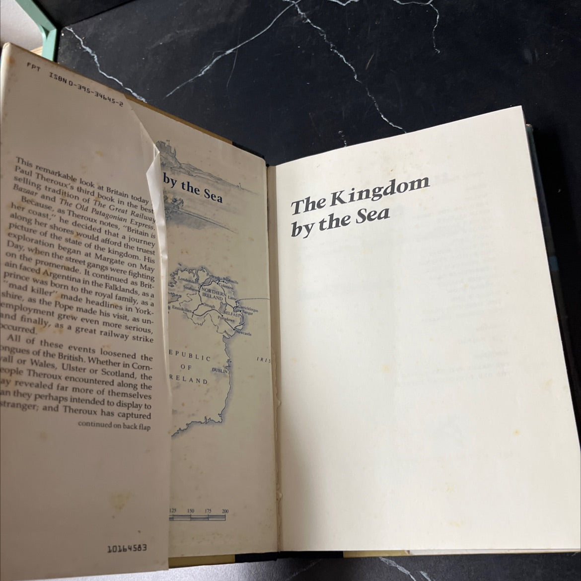 the kingdom by the sea book, by Paul Theroux, 1983 Hardcover image 4