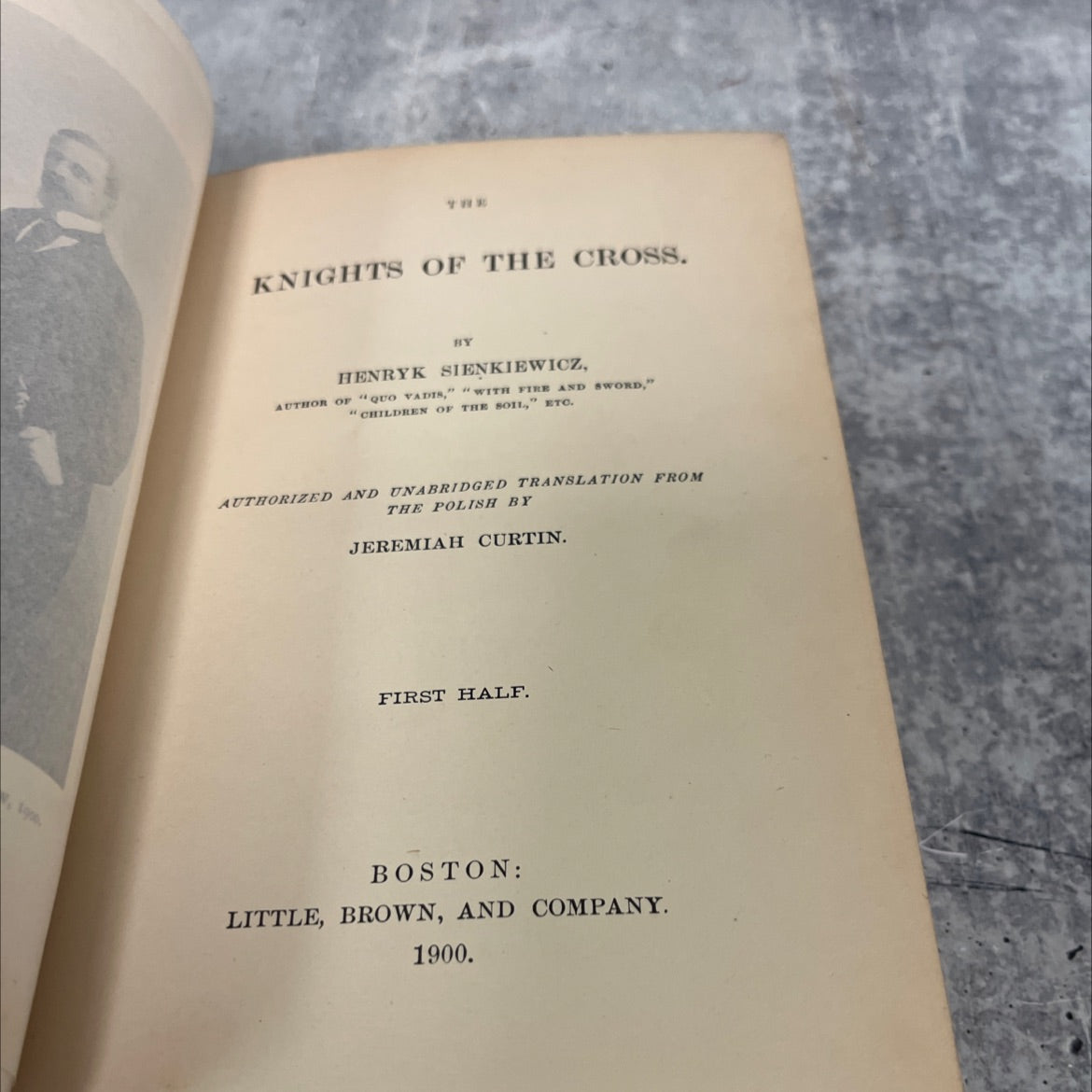 the knights of the cross book, by henryk sienkiewicz, 1900 Hardcover image 2