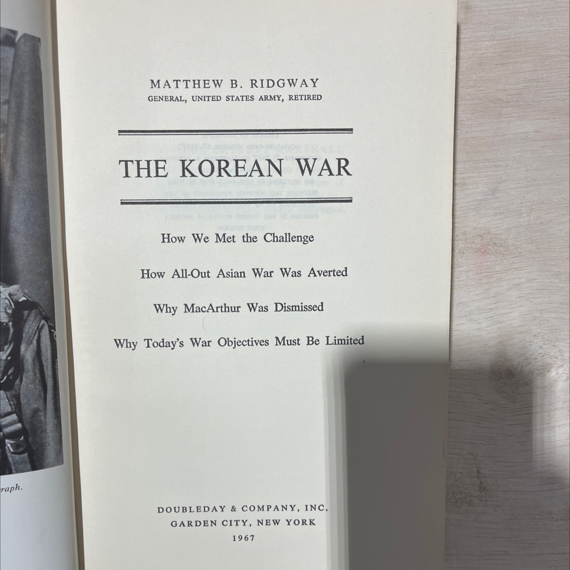 the korean war how we met the challenge how all-out asian war was averted why macarthur was dismissed why today's war image 2