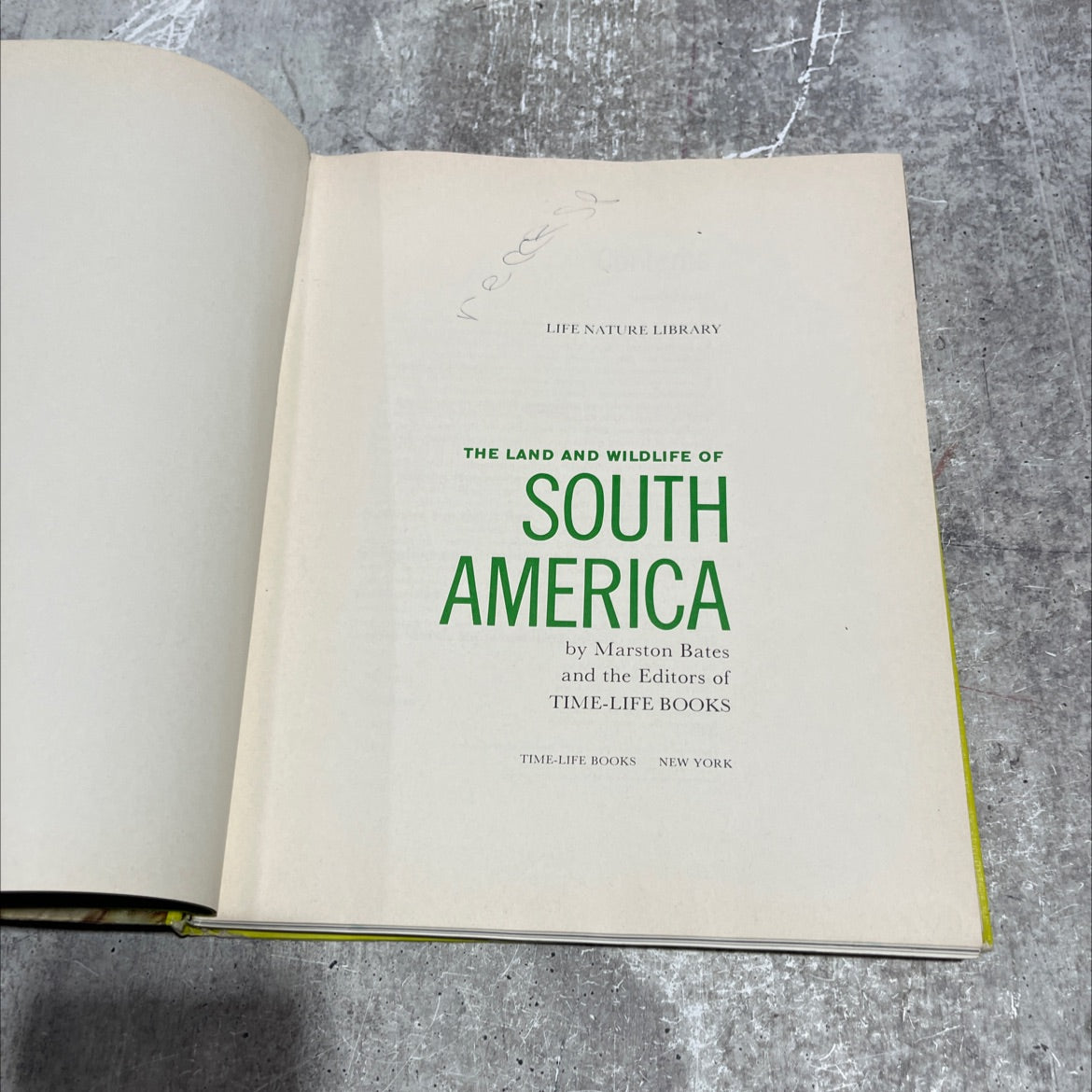 the land and wildlife of south america book, by Marston Bates, 1970 Hardcover image 2