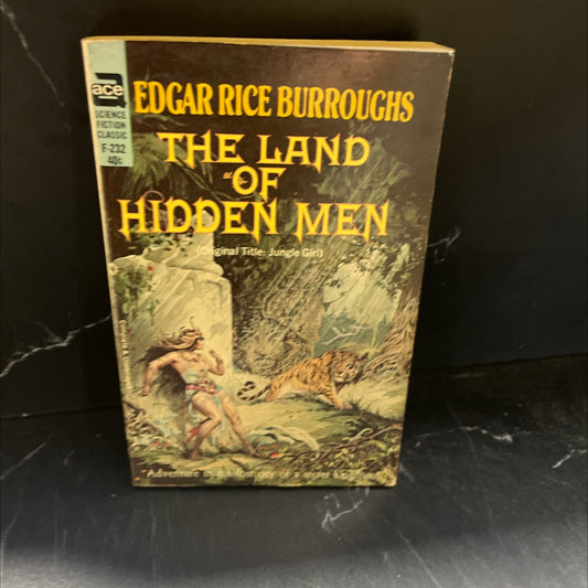 the land of hidden men book, by edgar rice burroughs, 1932 Paperback image 1