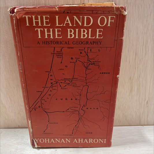 the land of the bible a historical geography book, by yohanan aharoni, 1968 Hardcover, Vintage image 1