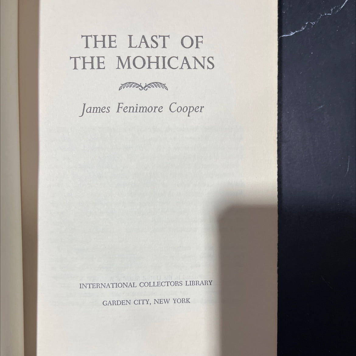 the last of the mohicans book, by James Fenimore Cooper, 1970 Leather image 2