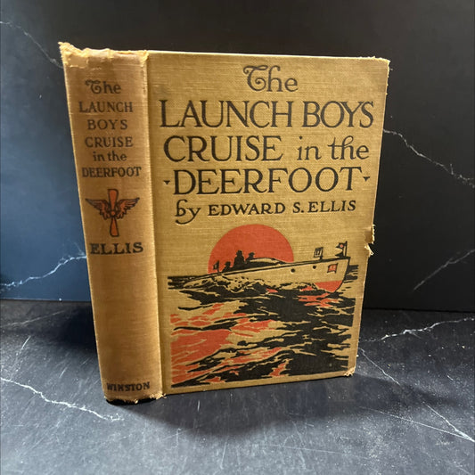 the launch boys' cruise in the deerfoot book, by edward s. ellis, 1912 Hardcover image 1