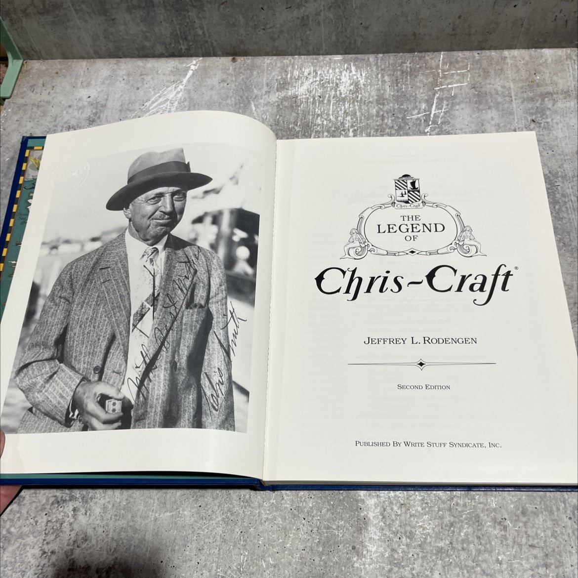 the legend of chris-craft book, by jeffrey l. rodengen, 1993
