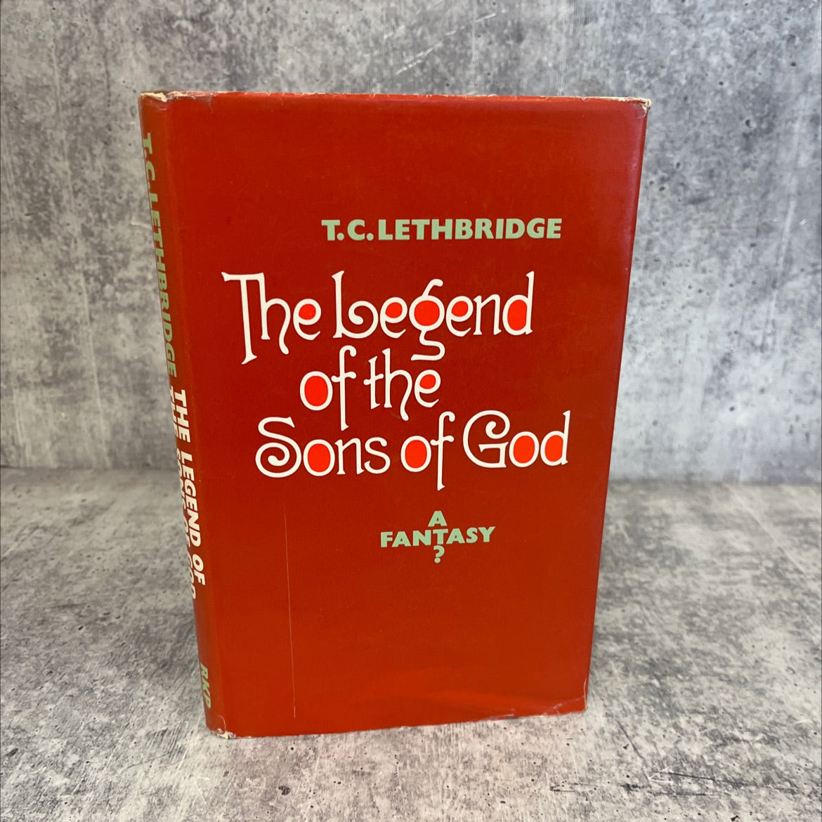 the legend of the sons of god book, by T. C. Lethbridge, 1972 Hardcover, Vintage image 1
