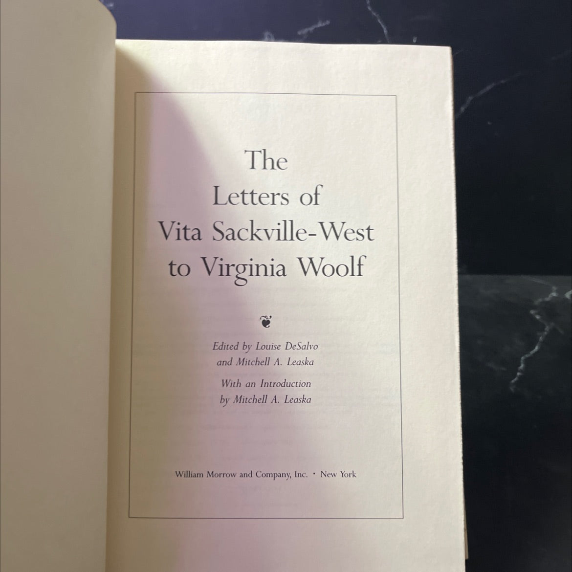 the letters of vita sackville-west to virginia woolf book, by vita sackville-west, 1985 Hardcover image 2