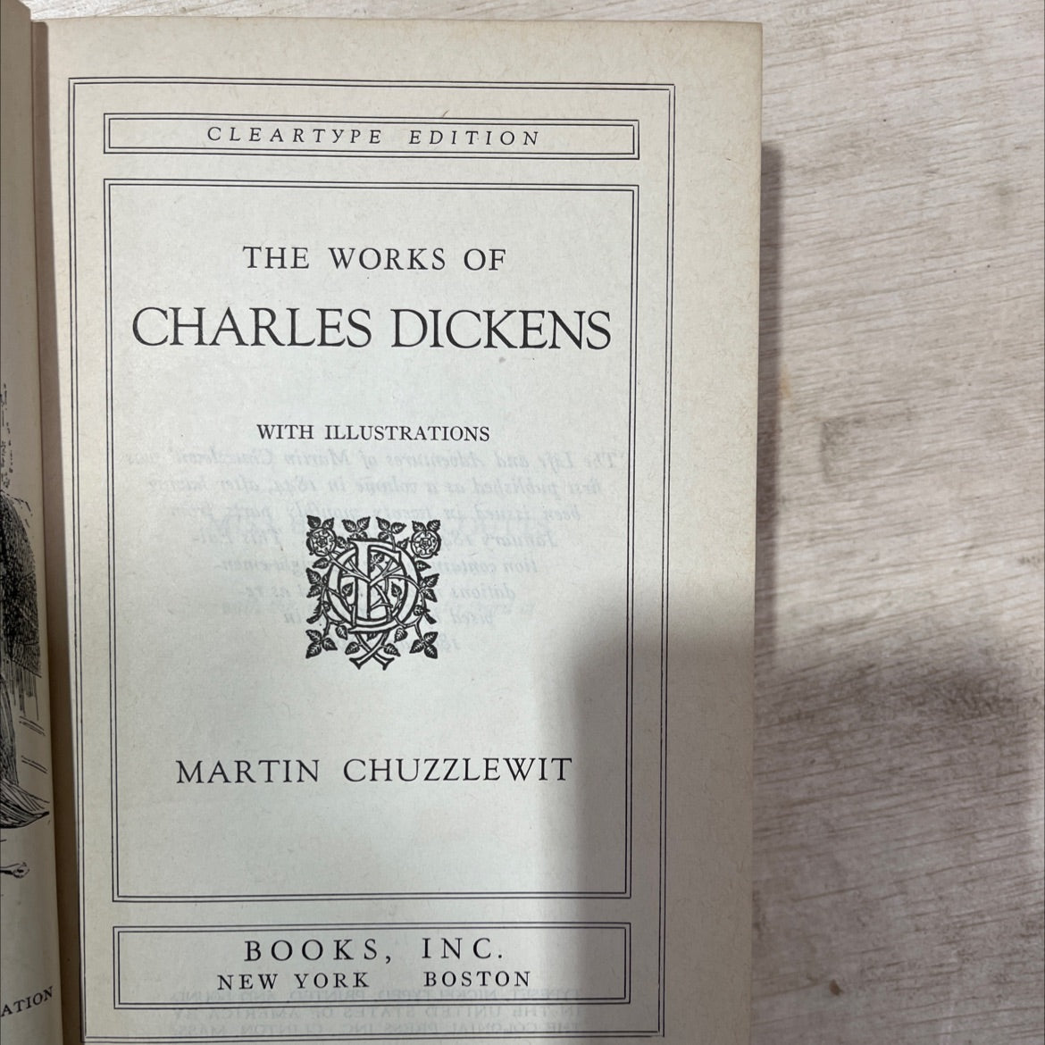 the life and adventures of martin chuzzlewit book, by charles dickens, 1868 Hardcover, Antique image 2
