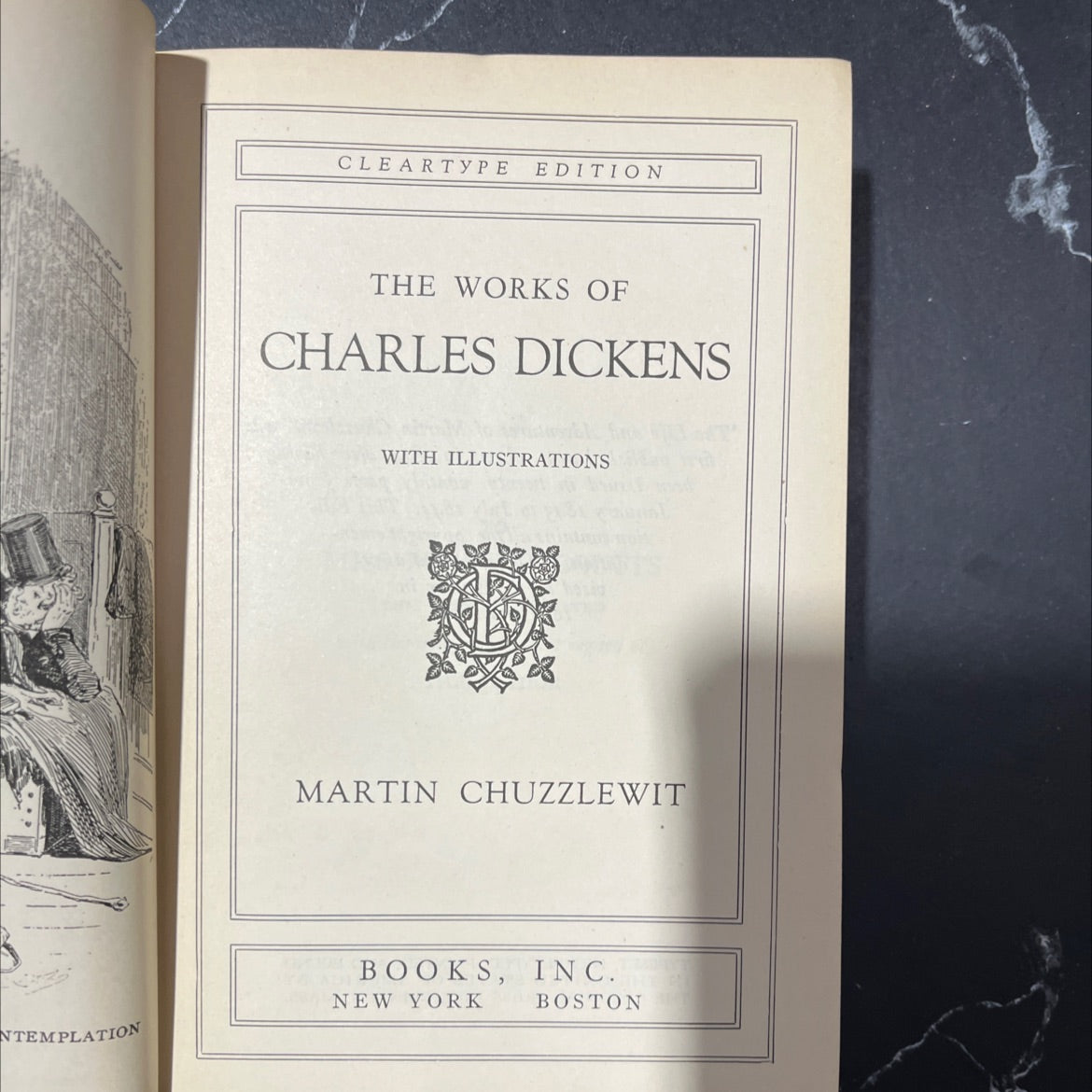 the life and adventures of martin chuzzlewit book, by charles dickens, 1868 Hardcover image 2