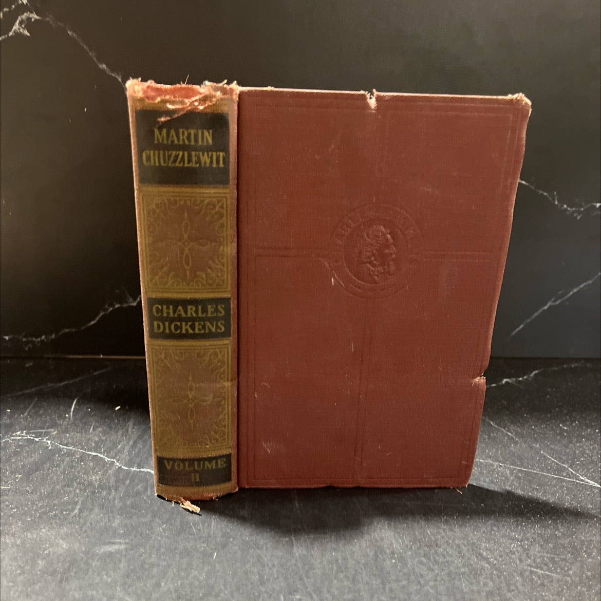 the life and adventures of martin chuzzlewit book, by charles dickens, 1868 Hardcover image 1