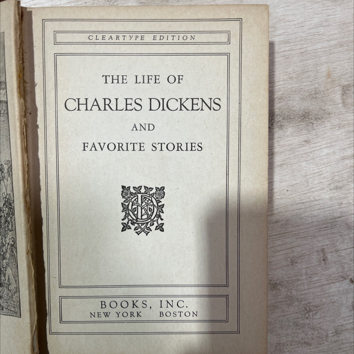 the life of charles dickens and favorite stories book, by unknown, 1970 Hardcover, Antique image 2