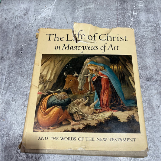the life of christ in masterpieces of art and the words of the new testament book, by marvin ross, 1957 Hardcover image 1