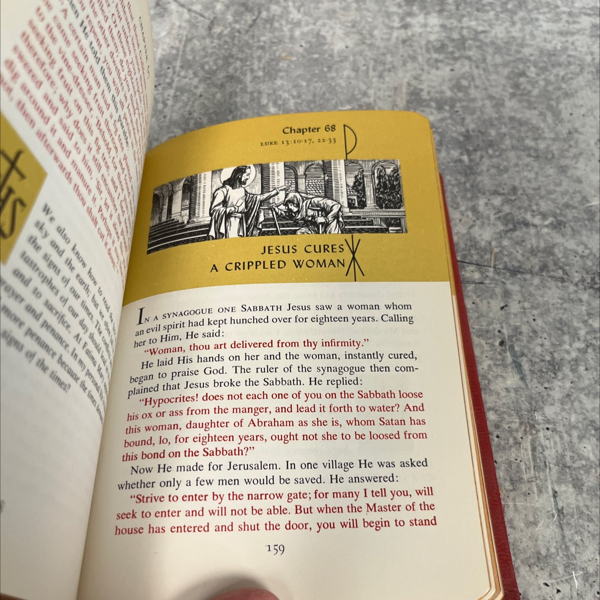 the life of christ our lord's life with lessons in his own words for our life today book, by reverend john p. image 4