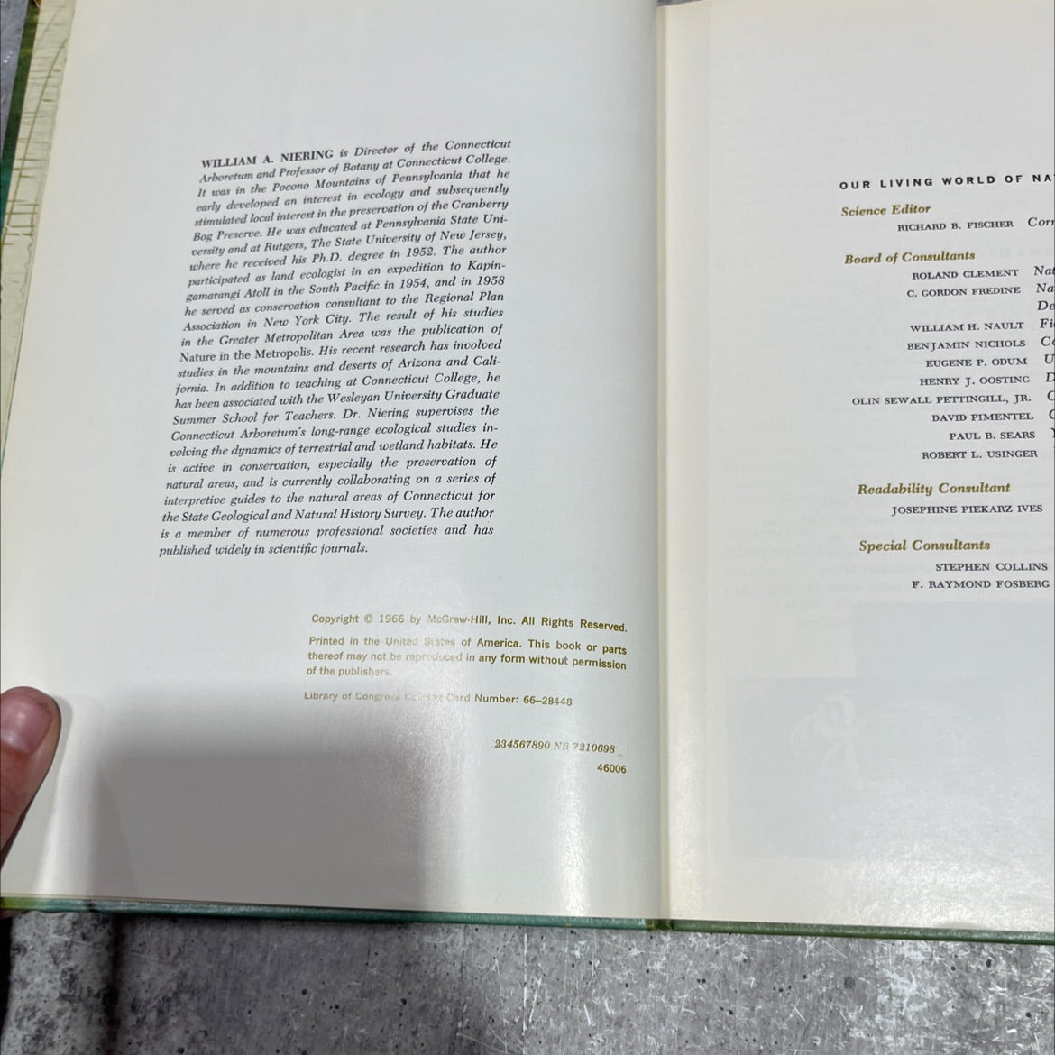 the life of the marsh book, by william a. niering, 1966 Hardcover image 3