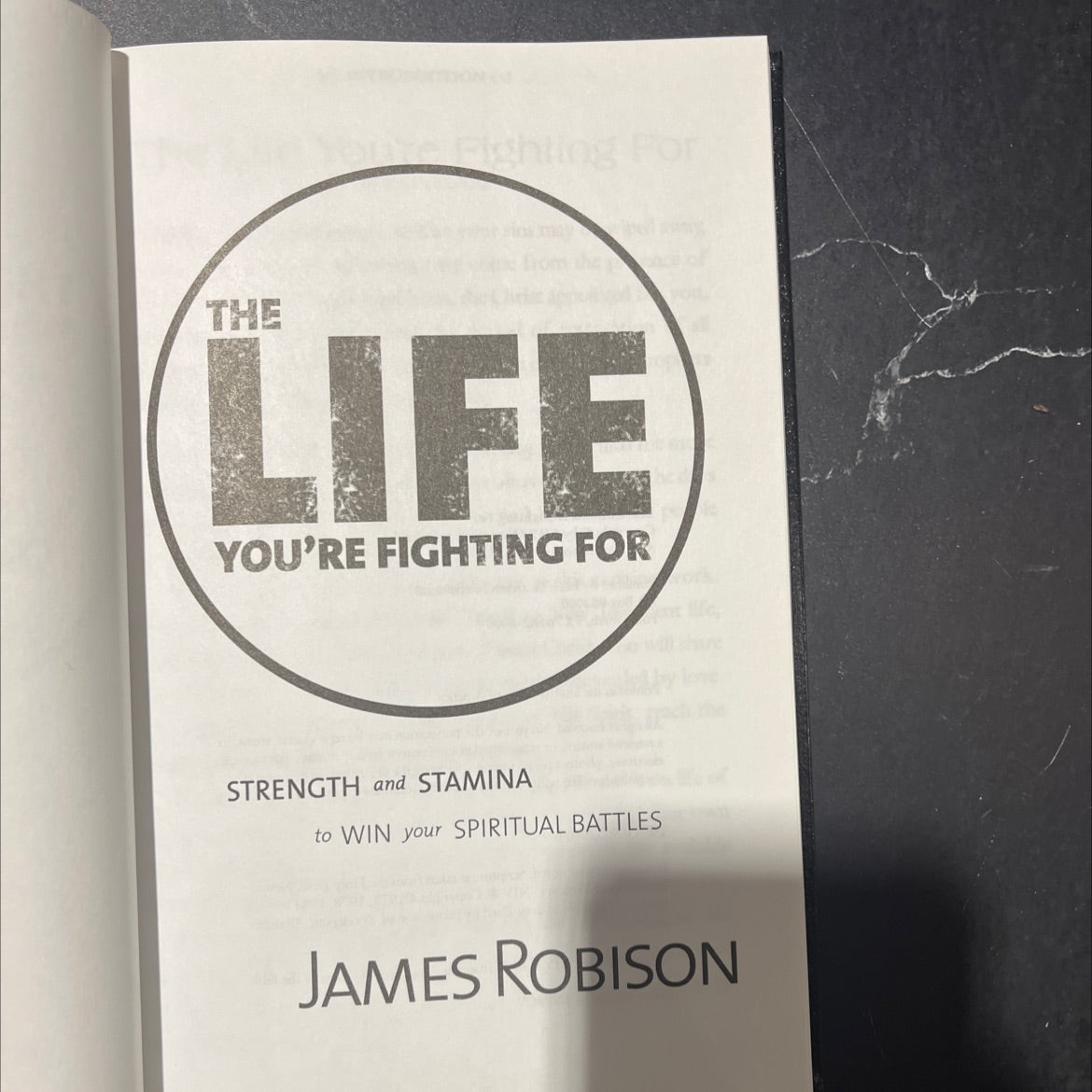 the life you're fighting for book, by james robison, 1995 Hardcover image 2