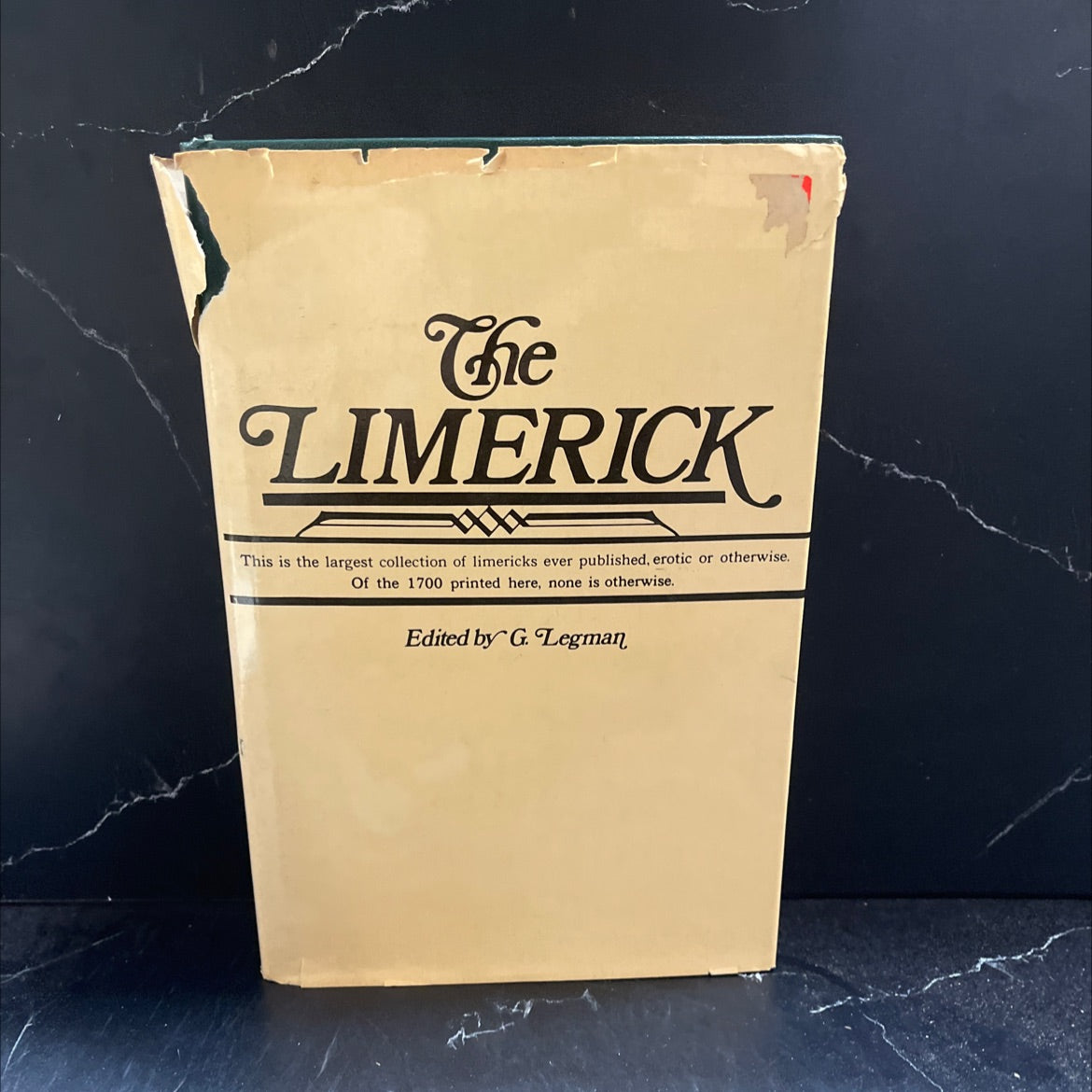 the limerick 1700 examples, with notes variants and index book, by g. legman, 1969 Hardcover image 1