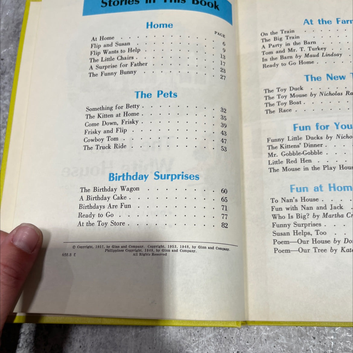 the little white house book, by odille ousley, david h. russell, 1957 Hardcover image 3