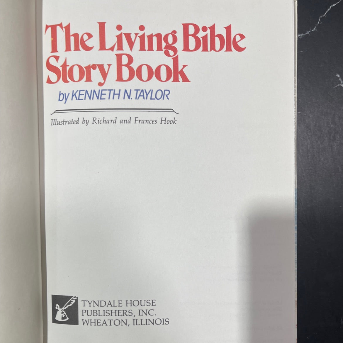 the living bible story book book, by kenneth n. taylor, 1985 Hardcover image 2