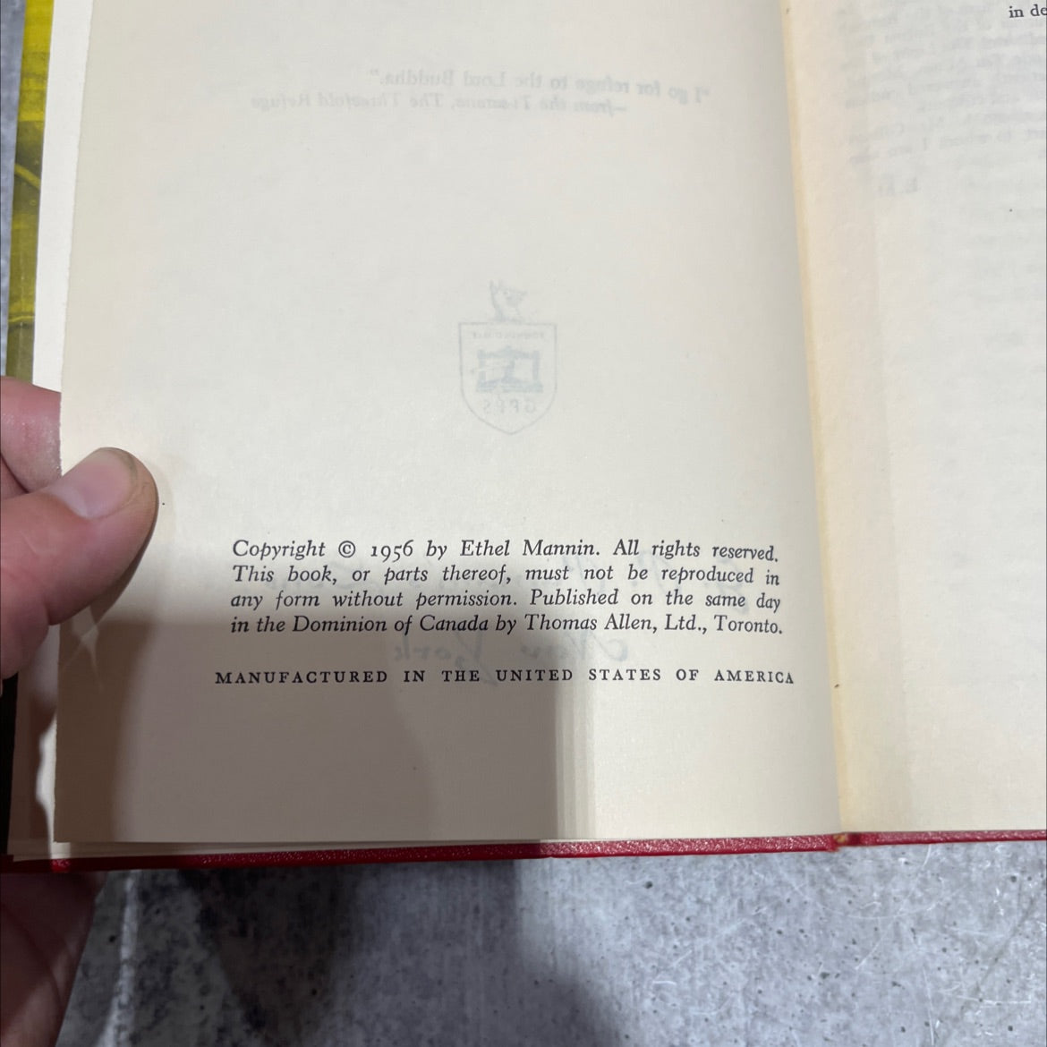 the living lotus book, by ethel mannin, 1956 Hardcover image 3