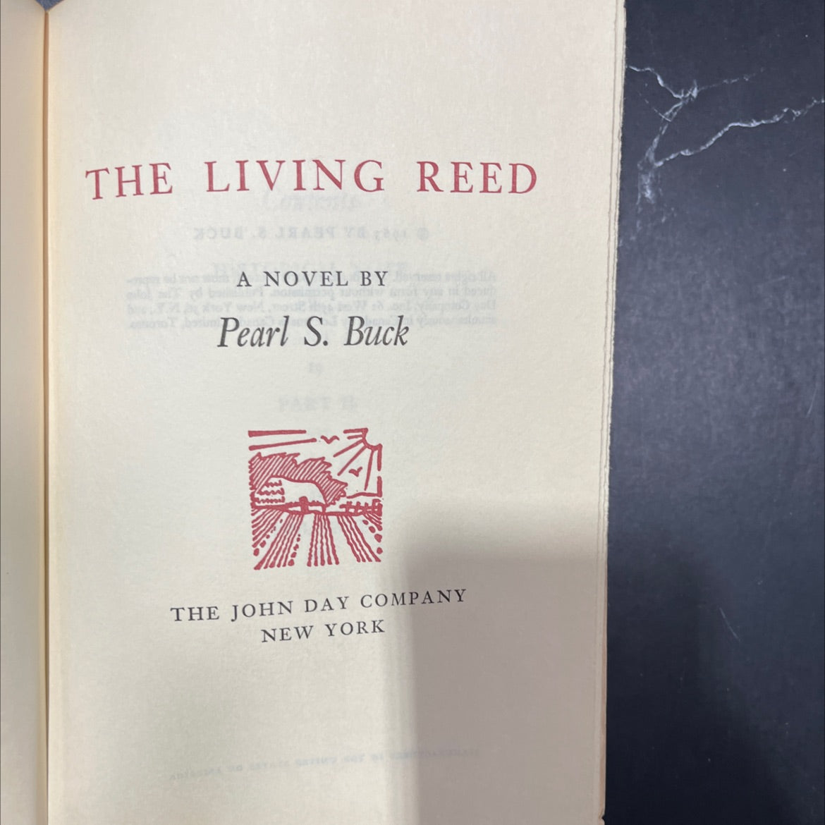 the living reed book, by pearl s. buck, 1963 Hardcover image 2