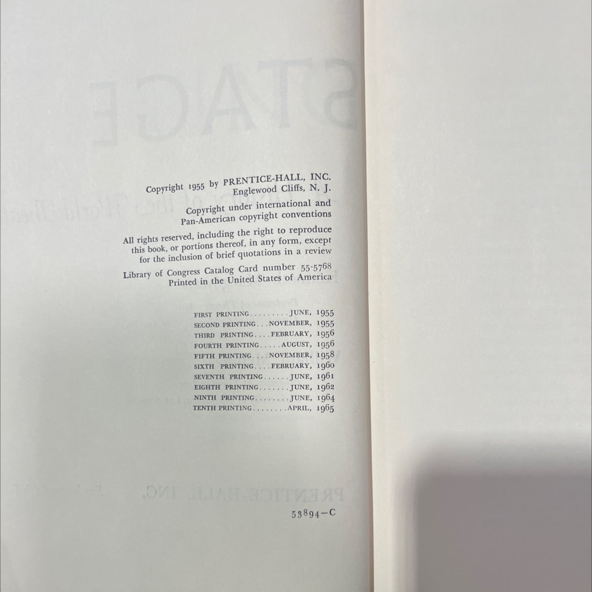 the livingstage a history of the world theater book, by kenneth macgowan, william melnitz, 1965 Hardcover image 3